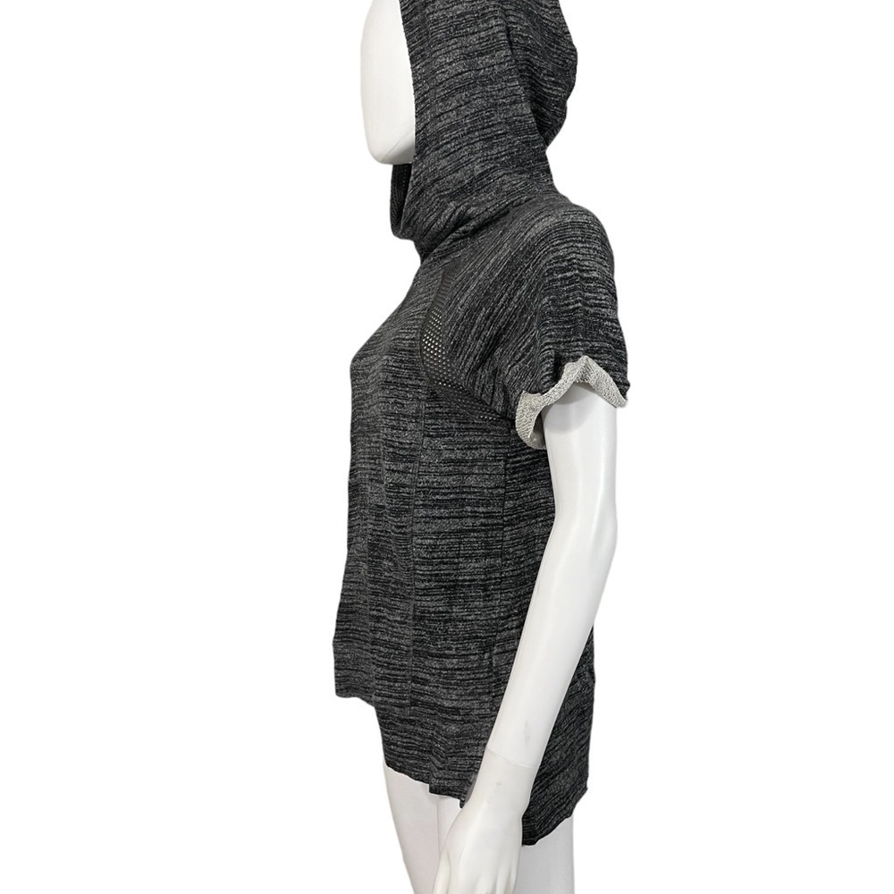 Ideology Grey Cowl Neck Net Sweater Size M - Picture 3 of 8